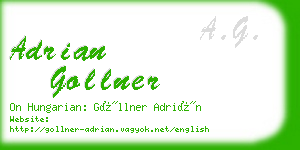 adrian gollner business card